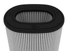 Load image into Gallery viewer, aFe Magnum FLOW Pro DRY S Air Filter 6.75x4.75 Flange 8.25x6.25 Base (Mt2) 7.25x5 Top 8.5 Height - 21-91101