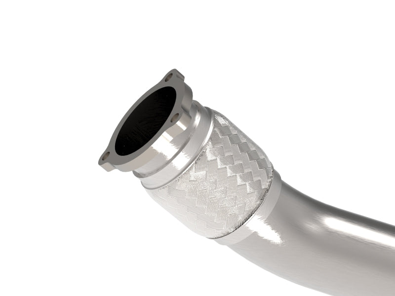 aFe POWER MACH Force-Xp 09-16 Audi A4/A5 B8 L4-2.0L(t) 304 SS 3in. Front Resonator Delete Pipe - 49-36428