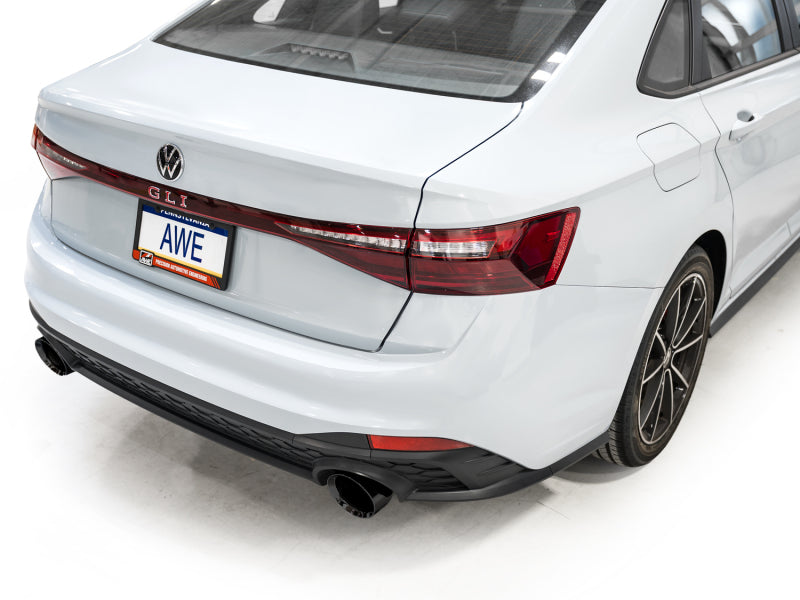AWE Tuning 22-25 Volkswagen Jetta GLI Track Edition Exhaust - Diamond Black Tips - 3020-33275