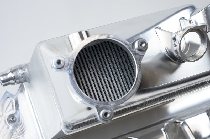 CSF BMW M2/M3/M4 S58 Comp & Non-Comp (G8X) Charge-Air Cooler Manifold - Thermal Dispersion Black - 8233B