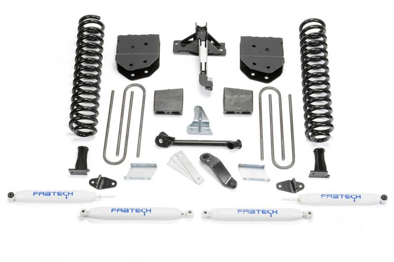 Fabtech 11-13 Ford F450/550 4WD 10 Lug 6in Basic Sys w/Perf Shks - K2155