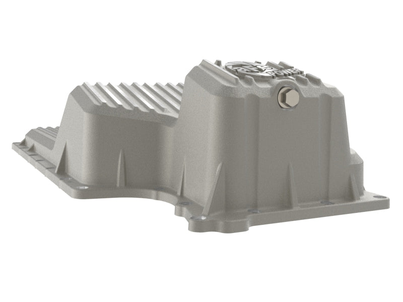 aFe 20-25 GM Trucks Engine Oil Pan - Raw w/ Machined Fins - 46-71440A
