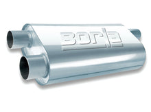 Load image into Gallery viewer, Borla Universal Oval Transverse Single 3in Inlet/2.5in Outlet 19in x 10.25in x 5.5in Turbo Muffler - 40474