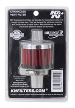 Load image into Gallery viewer, K&amp;N 0.625 inch ID 2 inch OD 1.5 inch H Clamp On Crankcase Vent Filter - 62-1340