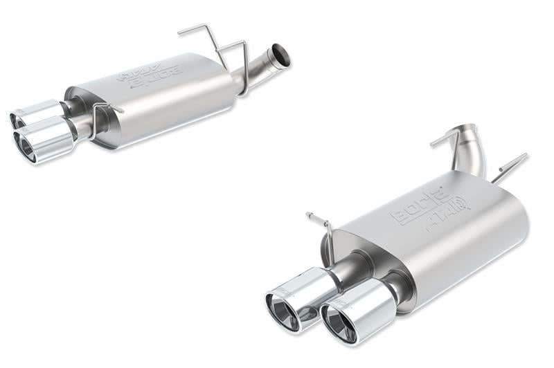 Borla 13-14 Mustang Shelby GT500 GT 5.8L V8 RWD Dual Split Rear Exit ATAK Exhaust Rear Section Only - 11831