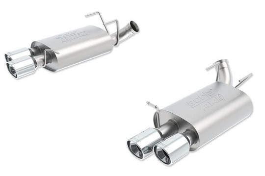 Borla 13-14 Mustang Shelby GT500 GT 5.8L V8 RWD Dual Split Rear Exit ATAK Exhaust Rear Section Only - 11831