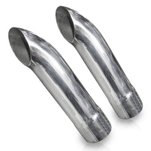 Load image into Gallery viewer, Stainless Works Short Turn Down Tips- 2 1/2in ID Inlet 2 1/2in Body - 7080250
