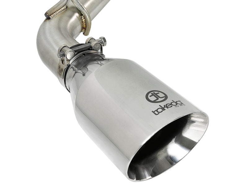aFe Takeda 2.5in 304 SS Axle-Back Exhaust w/ Polished Tips 16-18 Infiniti Q50 V6-3.0L (tt) - 49-36130NM-P