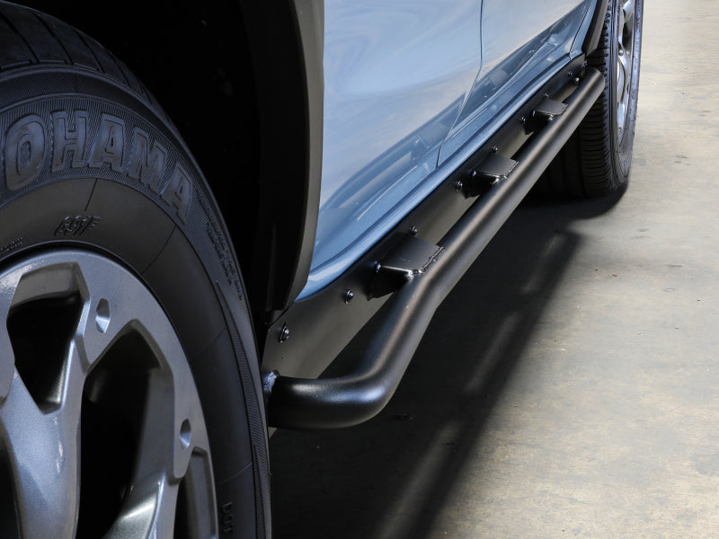 aFe POWER 18-23 Subaru Crosstrek Terra Guard Off-Road Sliders - Black - 79-27019