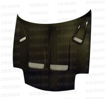 Load image into Gallery viewer, Seibon 93-02 Mazda RX7 FD3S KS Carbon Fiber Hood - HD9396MZRX7-KS