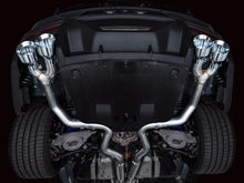 Load image into Gallery viewer, AWE 2024 Ford Mustang Dark Horse S650 RWD Track Edition Cat-Back Exhaust w/ Quad Chrome Silver Tips - 3020-42375