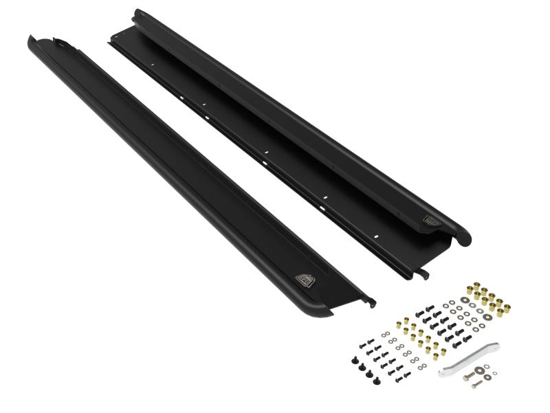 aFe POWER 10-14 Subaru Outback H4 2.5L / H6 3.6L Terra Guard Trail Slider Step - Black - 79-27001
