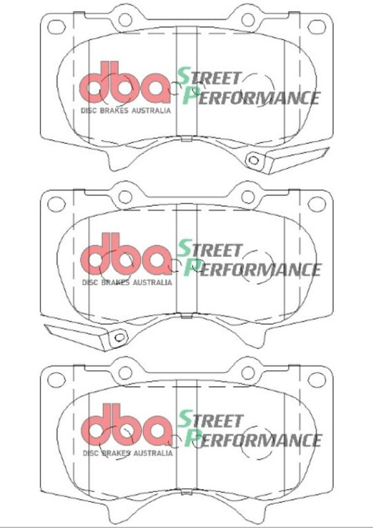 DBA 05-22 Toyota Tacoma (6 Lug) SP Performance Front Brake Pads - DB1482SP