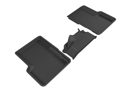 3D MAXpider 2015-2020 Jeep Renegade Kagu 2nd Row Floormats - Black - L1JP01321509