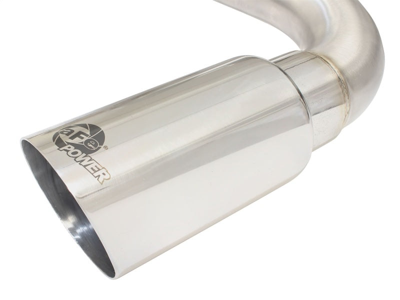 aFe MACHForce XP SS-304 Polish Tip 2.5in Dia Axle Back Exhaust 12-15 BMW 335i (F30) 3.0L (t) - 49-36325-P