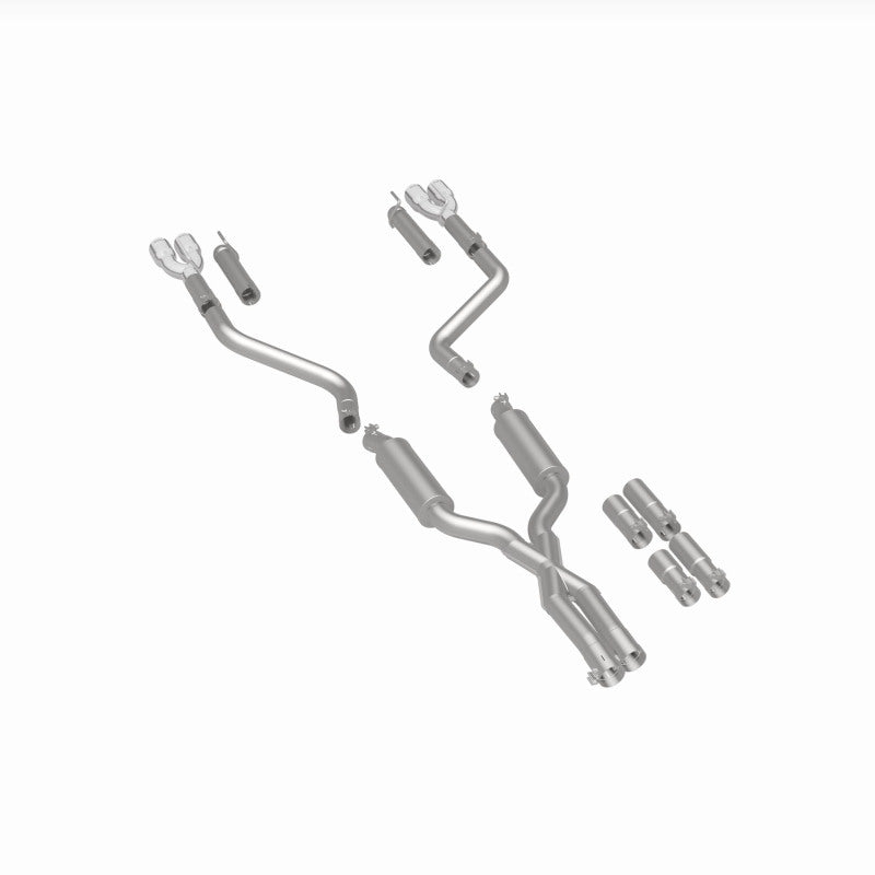 MagnaFlow 2017+ Dodge Challenger 409 SS Polished 3in Quad Tips Cat-Back Exhaust - 19367