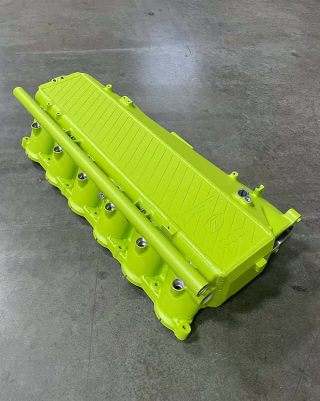 CSF BMW Gen 1 B58 Charge-Air-Cooler Manifold - Sublime Yellow Green - 8300SYG