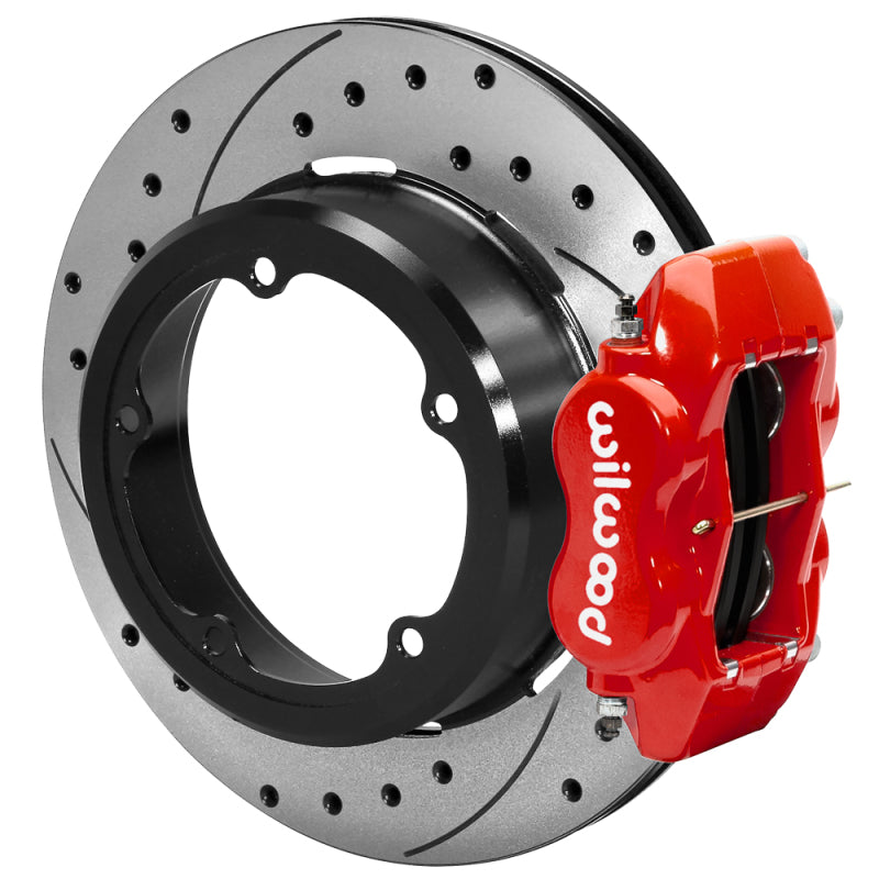 Wilwood kit rear FDLI DISC/DRUM strange floater 1PC SRP red powder coat - 140-12420-DR