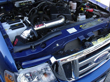 Load image into Gallery viewer, Injen 04-11 Ford Ranger PU 4.0L V6 Wrinkle Blk Short Ram Intake w/ MR Tech/Air Fusion/Heat Shield - PF9070WB