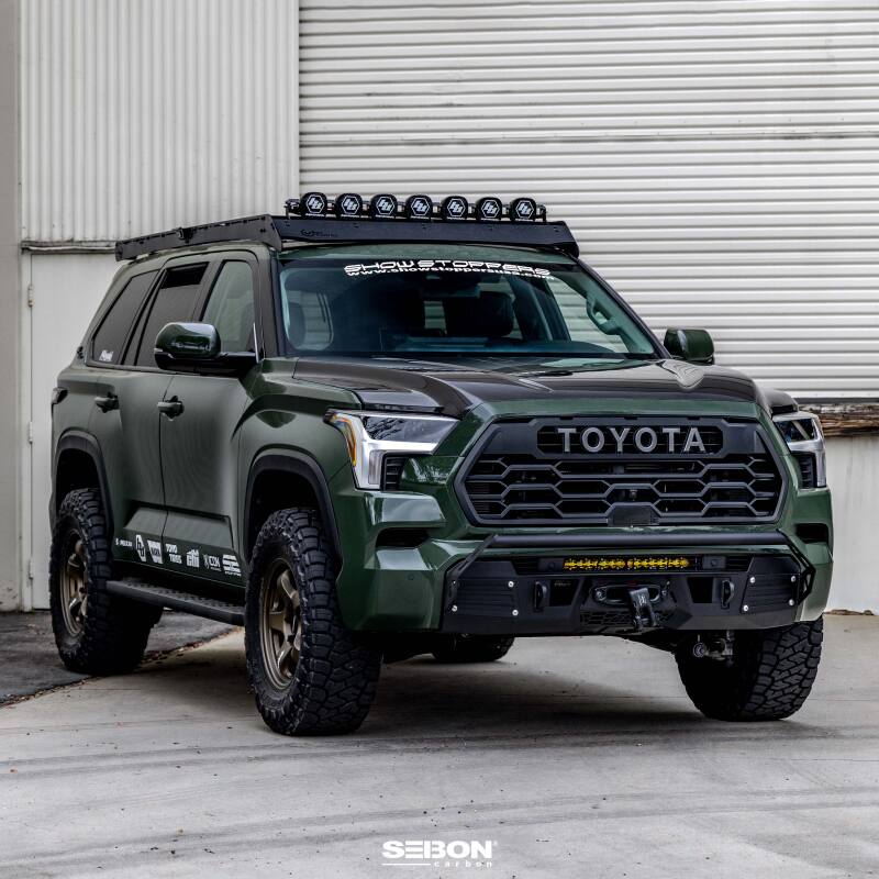 Seibon 22-23 Toyota Tundra OE Style Carbon Fiber Hood - HD23TYTU-OE