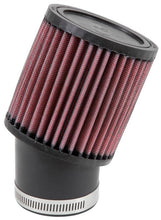 Load image into Gallery viewer, K&amp;N Filter Universal Rubber Round Straight Filter 20 Deg Angled 2-7/16in Flange 3-3/4in OD 4in H - RU-1750