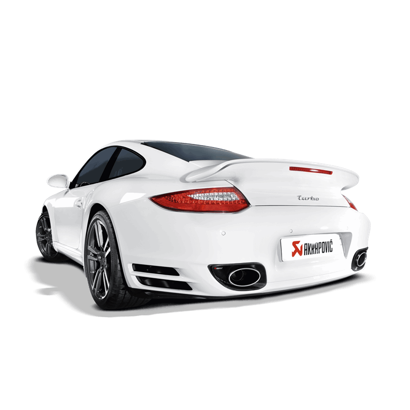 Akrapovic 10-13 Porsche 911 Turbo / Turbo S (997 FL) Slip-On Line (Titanium) w/ Titanium Tips - S-PO997TFLH