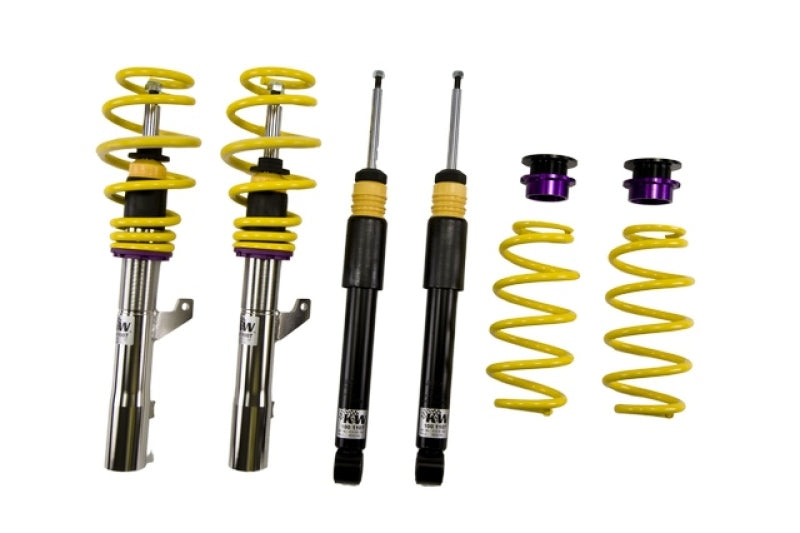 KW Coilover Kit V1 Audi A3 Quattro (8P) all engines w/o electronic dampening control - 10280029