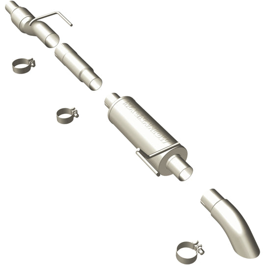 MagnaFlow 11 Ford F-150 3.5L Turbocharged SS Catback Exhaust w/ 3in SS Turn Down Tip - 17124