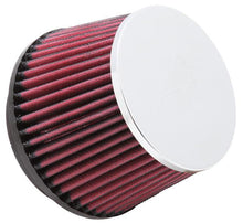 Load image into Gallery viewer, K&amp;N Universal Chrome Filter 100MM Flange ID / 138MM Base OD / 114MM Top OD / 92MM Height - RC-5057