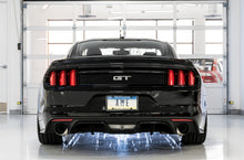 Load image into Gallery viewer, AWE Tuning S550 Mustang GT Cat-Back Exhaust - Track Edition (Diamond Black Tips) - 3020-33030