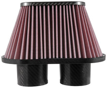 Load image into Gallery viewer, K&amp;N Universal Air Filter - 3in Dual Flange / 10x5.125in Base / 6.375x3.0625in Top / 5.5in Height - RP-6101