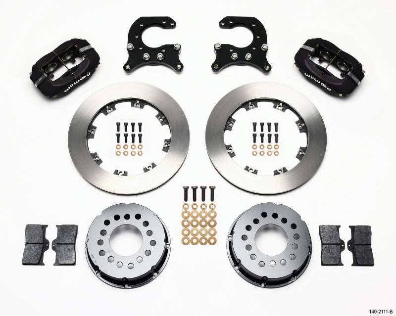 Wilwood Forged Dynalite P/S Rear Kit 58-64 Olds/Pontiac Ends - 140-2111-B