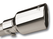 Load image into Gallery viewer, Borla Universal Polished Tip Single Round Rolled Angle-Cut w/Clamp (inlet 2 1/2in. Outlet 4 x 4in) * - 20156