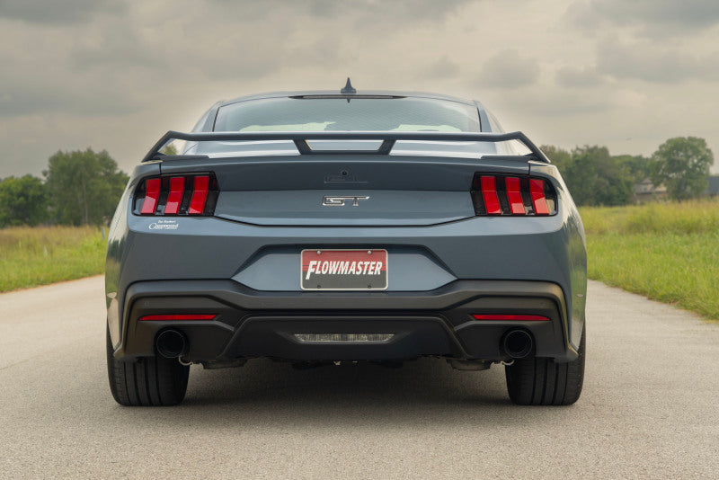 Flowmaster 24-25 Mustang 5.0L Outlaw Cat-Back Exhaust System - Black Tip (Non-Valved) - 818161