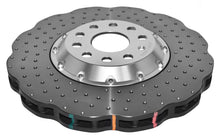 Load image into Gallery viewer, DBA 12-13 Volkswagen Golf R 2.0L Front 5000 Series Cross Drilled Rotor w/Silver Hat - DBA52808WV2SLVXD