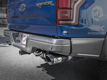 Load image into Gallery viewer, aFe MACH Force-Xp 3in to 3-1/2in 304 SS Cat-Back Exhaust w/Black Tip 17-18 Ford F-150 Raptor V6 3.5L - 49-33094-B