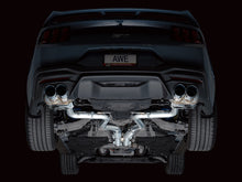 Load image into Gallery viewer, AWE 2024 Ford Mustang GT Fastback S650 RWD SwitchPath Cat-Back Exhaust w/ Quad Chrome Silver Tips - 3025-42650