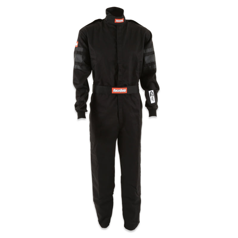 RaceQuip Black SFI-1 1-L Suit - XL - 110006RQP