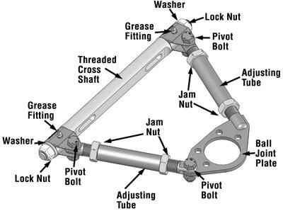 SPC Performance GM Full Size Pro Series Front Adjustable Upper Control Arm (Race Only) - 92344