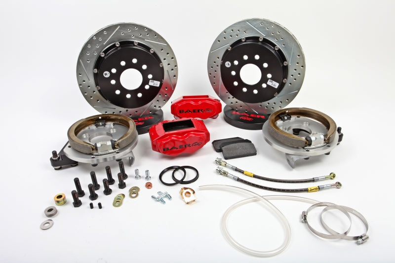 Baer Brakes 82-92 Chevrolet Camaro 13in SS4+ Rear SDZ Brake Kit - Silver - 4302391S