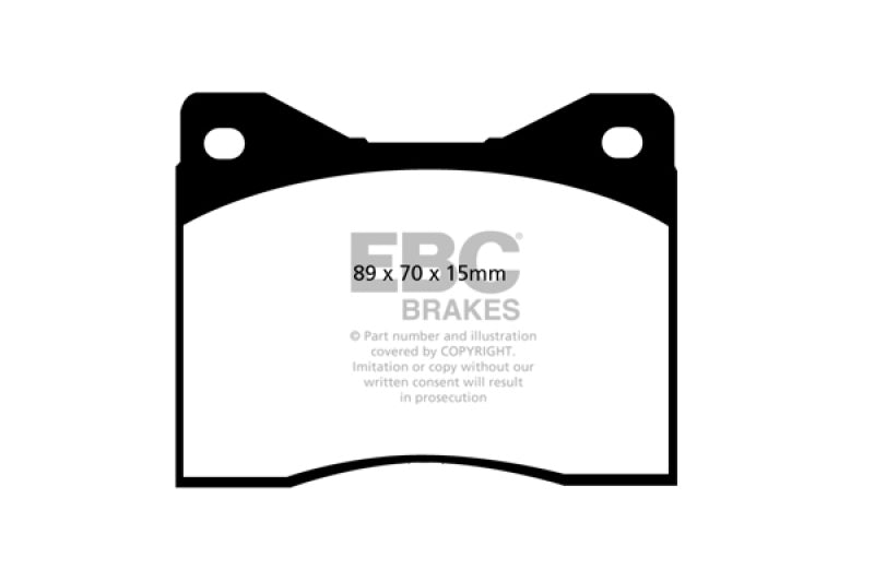 EBC 96-00 AC Ace 5.0L Bluestuff Front Brake Pads - DP5753/2NDX
