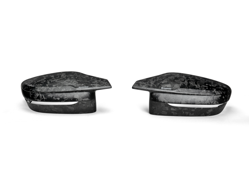 Akrapovic BMW M2 Coupe (G87) Chopped Carbon Fiber Mirror Cap Set - Matte