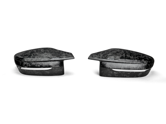 Akrapovic BMW M2 Coupe (G87) Chopped Carbon Fiber Mirror Cap Set - Matte - WM-BM/CA/5/CF