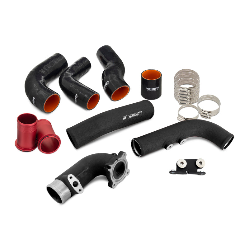Mishimoto 2023+ Toyota GR Corolla Intercooler Pipe Kit - Micro Wrinkle Black - MMICP-GRC-23BK