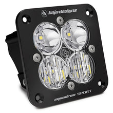 Load image into Gallery viewer, Baja Designs Squadron Sport Driving/Combo Pattern Flush Mount Black LED Light Pod - Clear - 551003