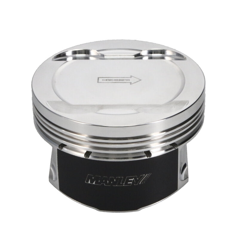 Manley Ford 3.7L Cyclone 3.770in Bore 1.239in Comp Height -5.0cc Dish Piston Set - 599510C-6