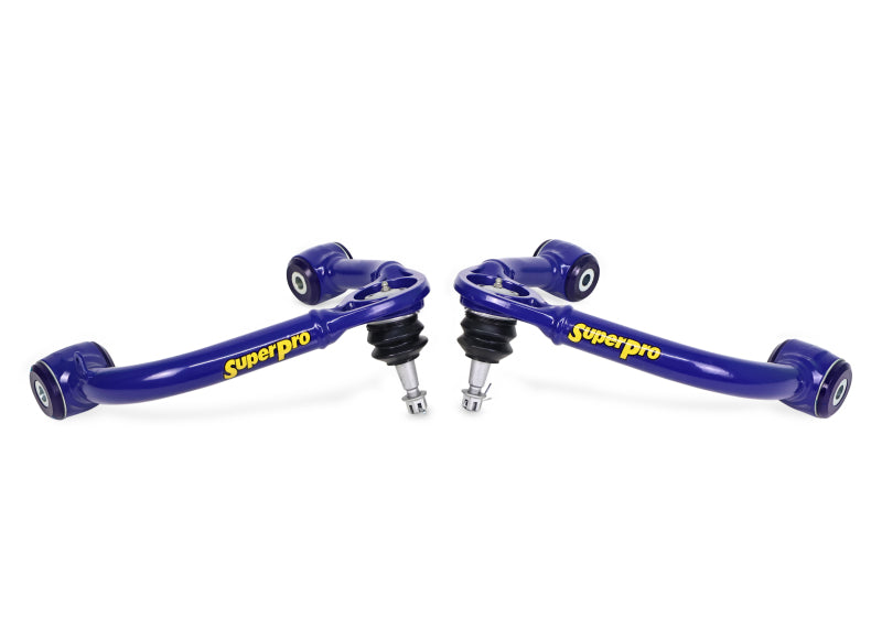 SuperPro 2021+ Ford F150 Fixed Offset Front Upper Control Arm Set - TRC6675