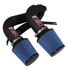Load image into Gallery viewer, Injen 08-09 535i E60 3.0L L6 Twin intake &amp; AMSOIL Filters Wrinkle Black Short Ram Intake - SP1130WB