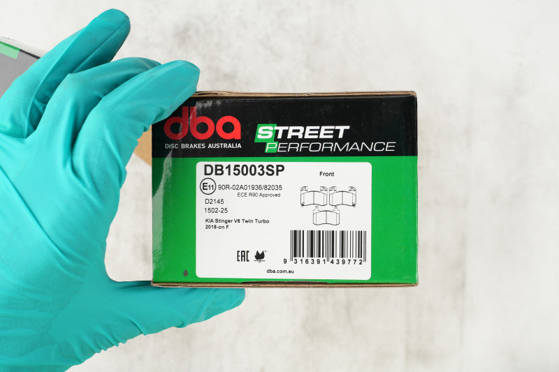 DBA 2018+ Kia Stinger V6 Twin Turbo SP Performance Front Brake Pads - DB15003SP