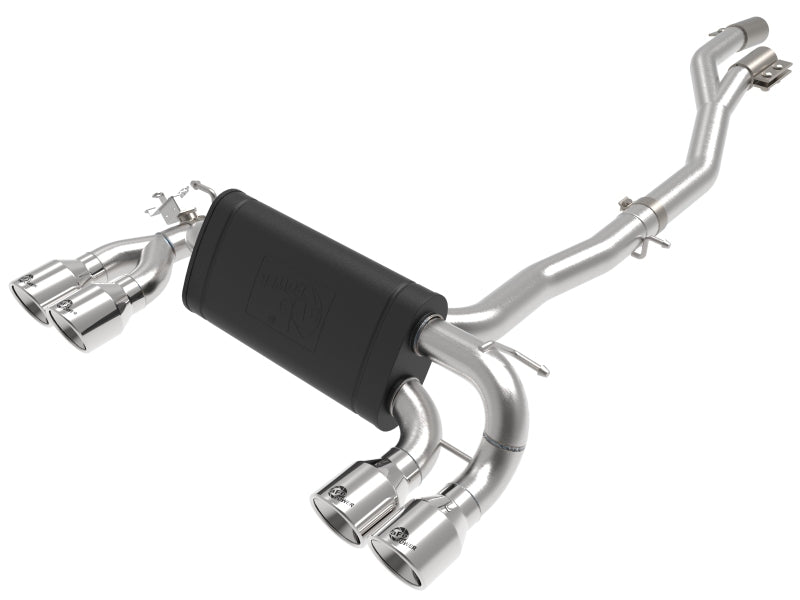 aFe MACHForce XP Exhausts Cat-Back SS 19-21 BMW M2 Competition L6-3.0L w/Polished Tips - 49-36350-P